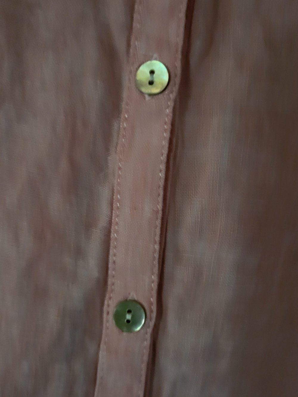 Christian Siriano Linen Pink Button Up Sleeveless Top L - Picture 8 of 9